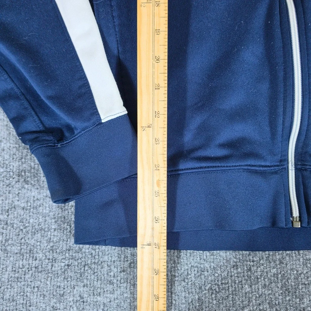 Nike Mens 3XLT Navy Blue White Stripe Full Zip Tracksuit Jacket and Pants Set